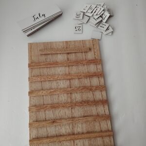 Wooden Menu/Display Board in Natural Oak Tone